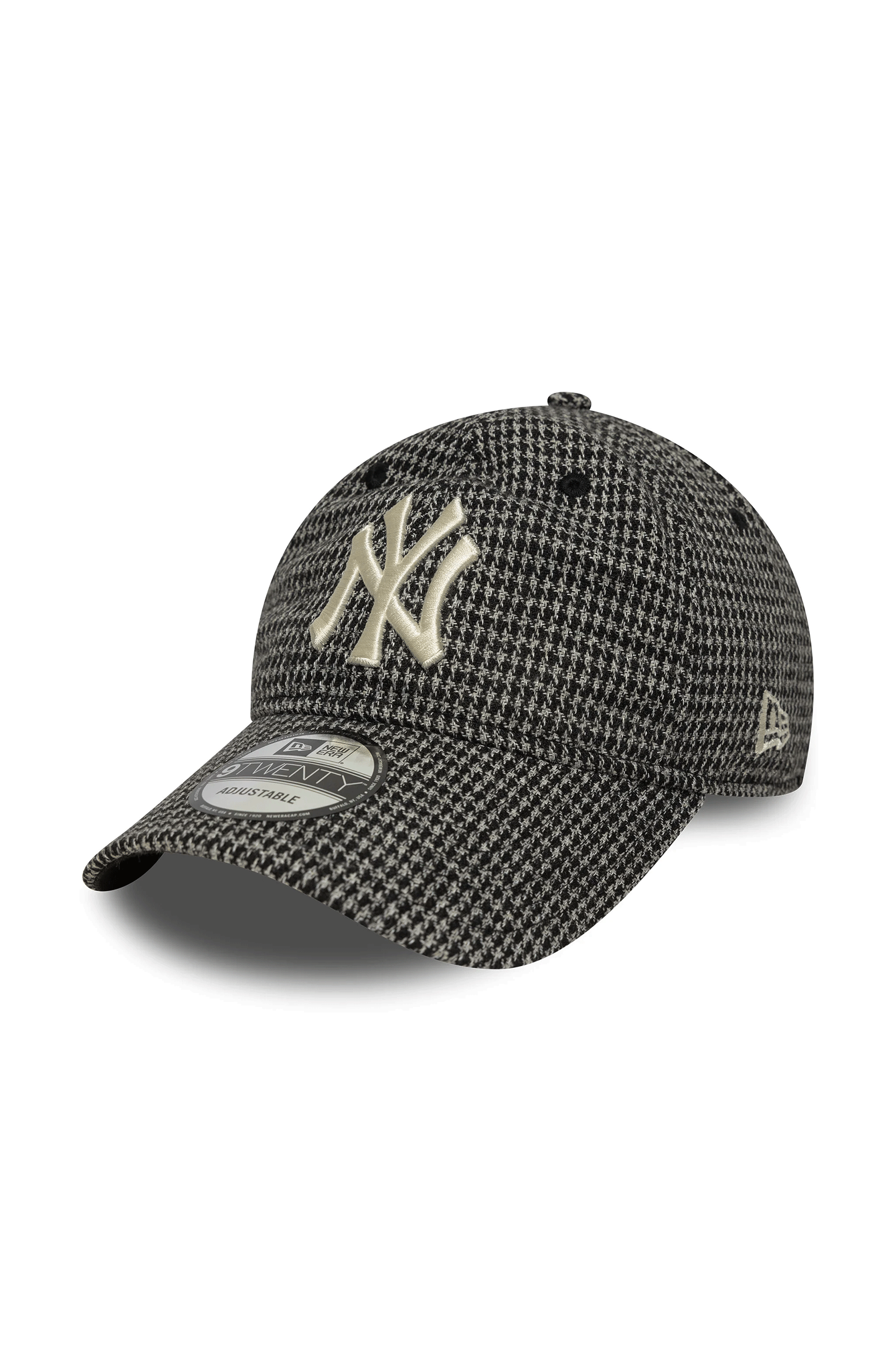 New Era 9TWENTY New York Yankees MLB Houndstooth Cap Black Unisex